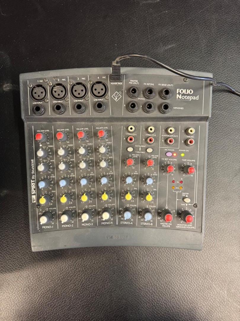 Soundcraft Spirit Folio Notepad Analogmischpult | 70 EUR